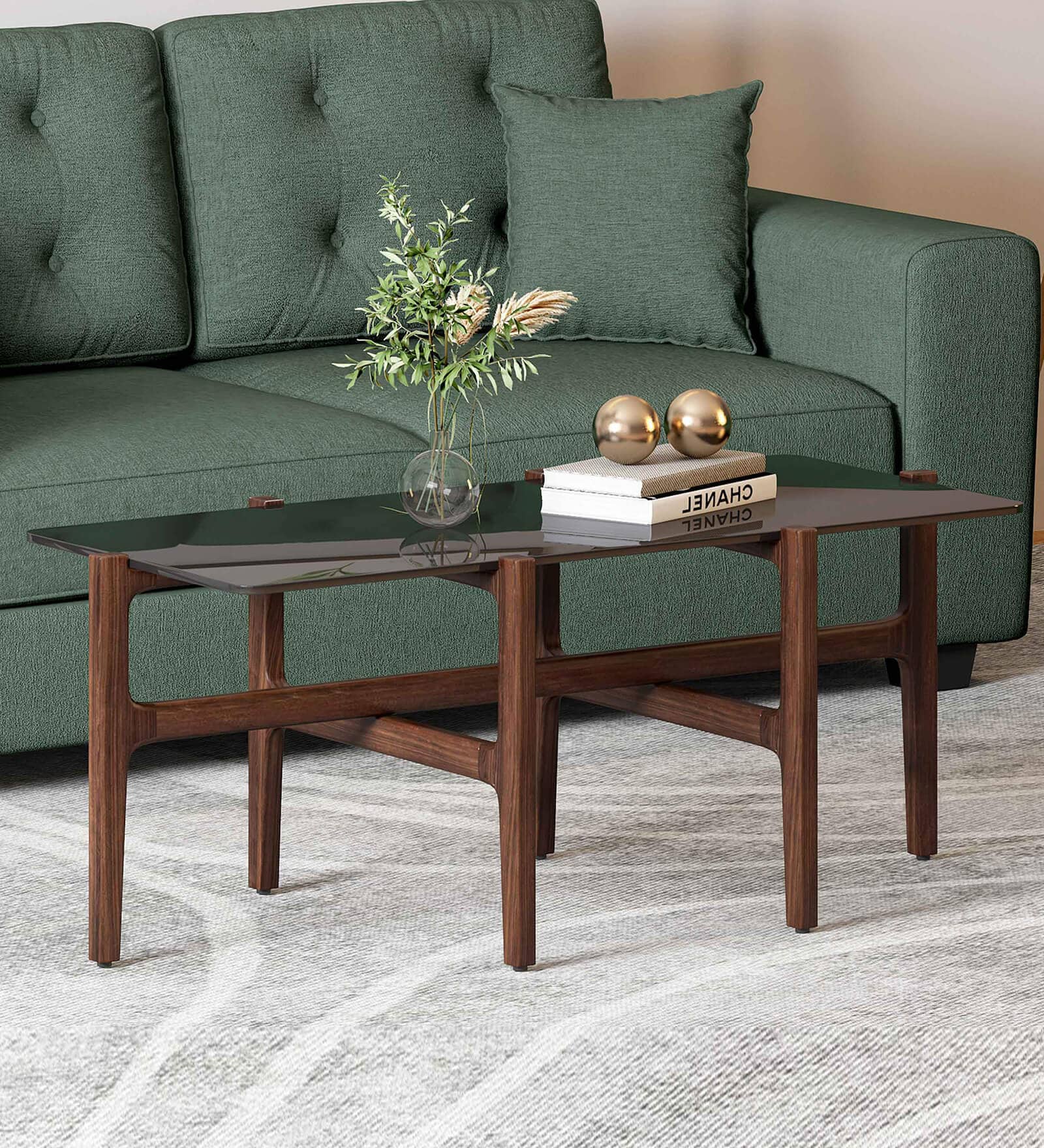 Payton Coffee Table In Brown Finish