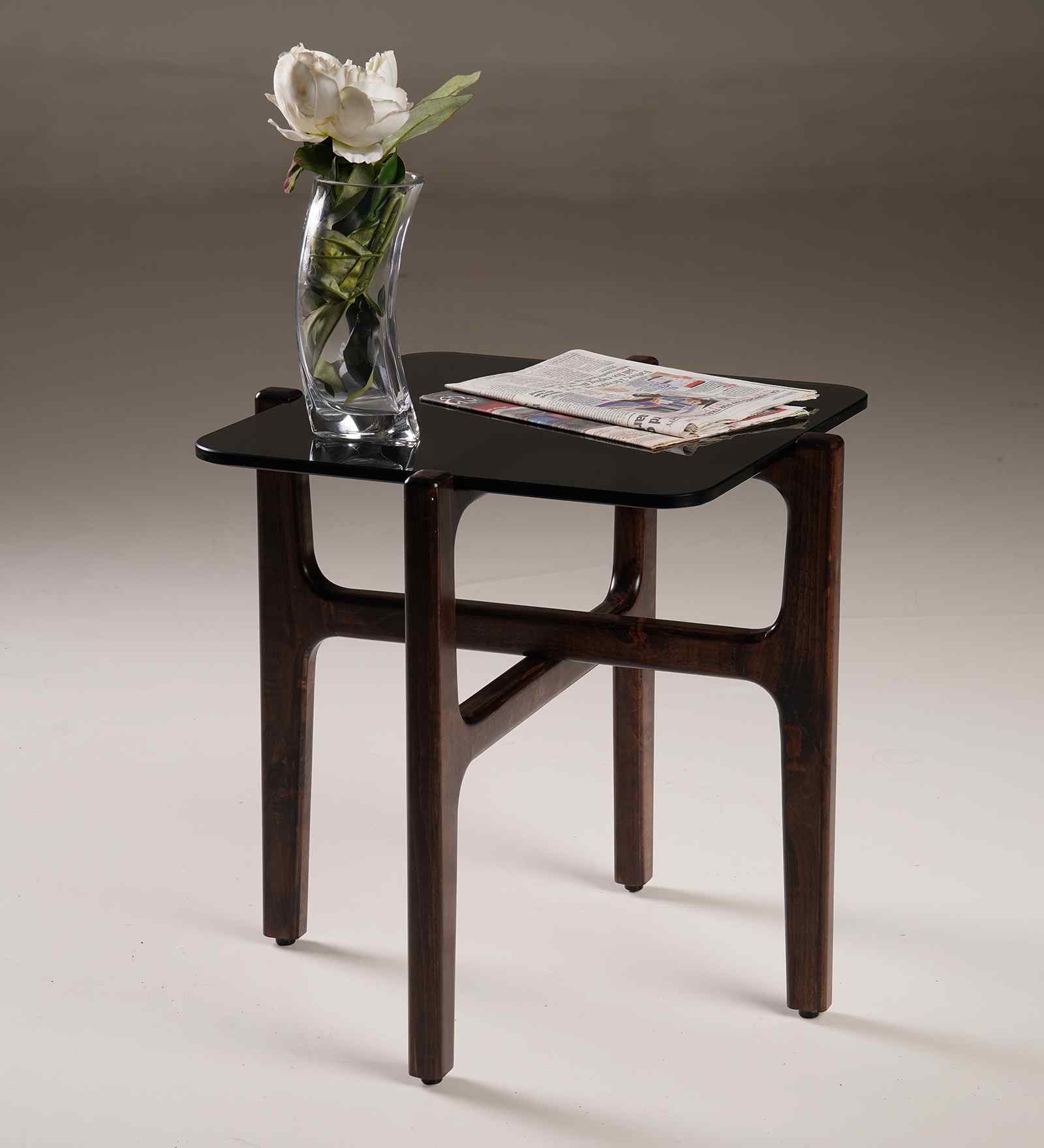 Payton End Table In Brown Finish Payton End Table In Brown Finish