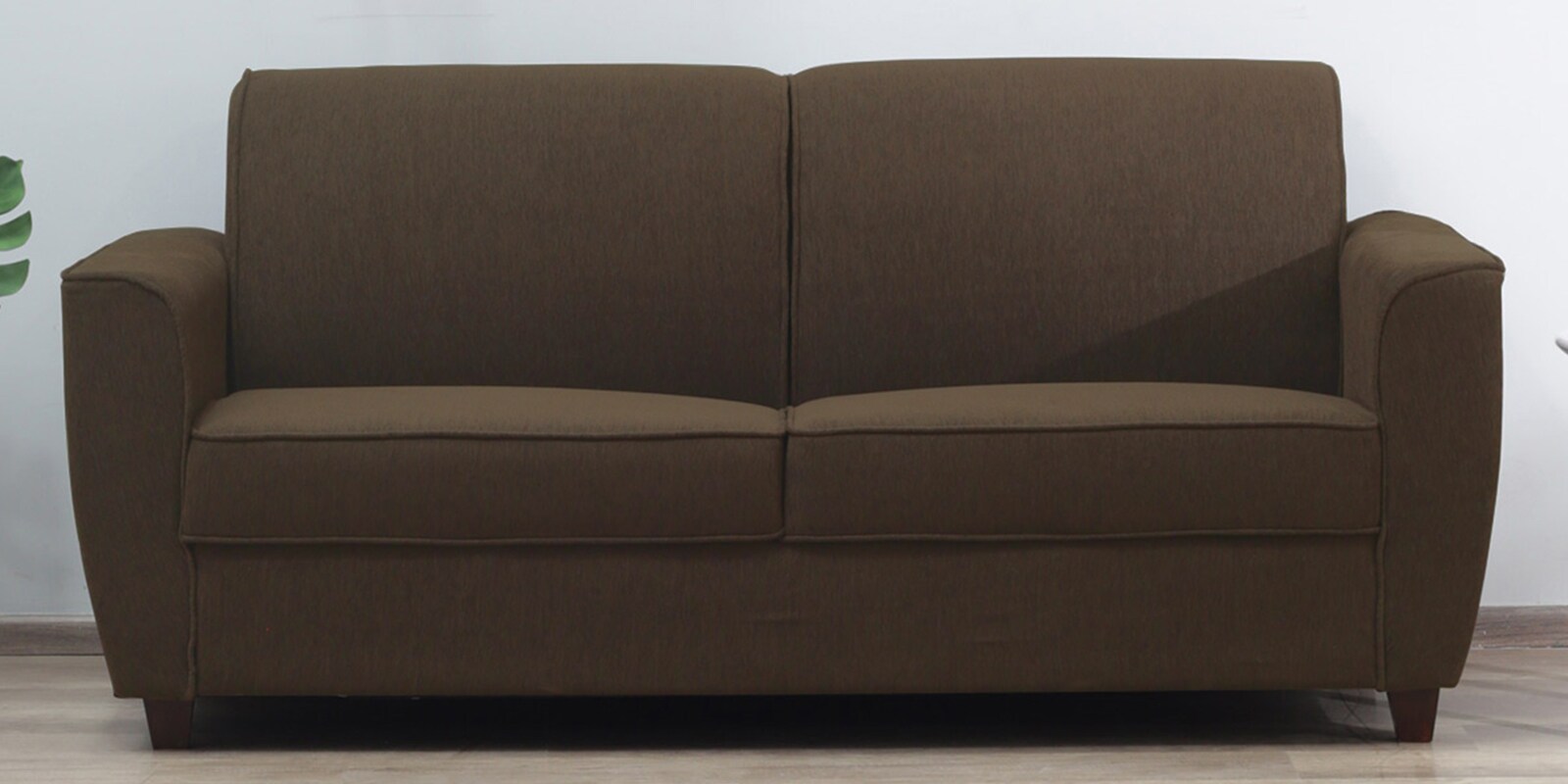 Buy Palermo Fabric 3 Seater Sofa In Chestnut Brown Colour at 8% OFF by ...