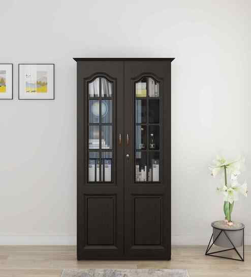 Pacific Book Case In Natural Wenge & Melamine Finish