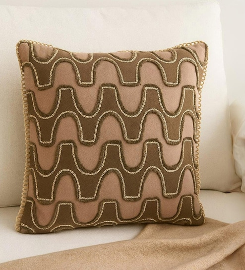 Pack of 2 Multicolor Abstract Cotton Hand Crafted Cushion Covers