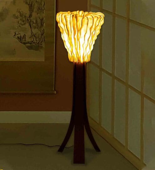 Palmera Banana Fibre Floor Lamp