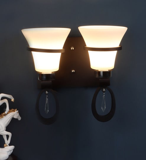 Pardo Brown Wood Wall Light