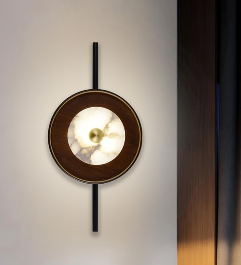 Parete Modern LED Wall Lamp   Decorative Wall Light for Living Room & Bedroom | Wall Mounted Bedside Lamp | 3 Light Modes (Warm, Natural, Cool White) | Designer Wall Decor Lighting