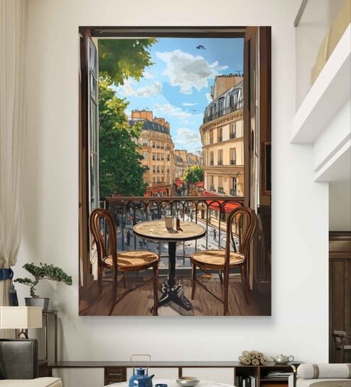 Parisian Mornings Canvas Painting