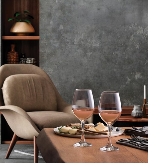 Pasabahce Amber Red Wine  Glass 365Ml Set Of 6 (440265)