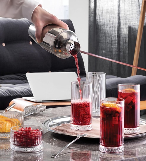 Pasabahce Elysia Water Glass 450Ml Set Of 4  (520015)