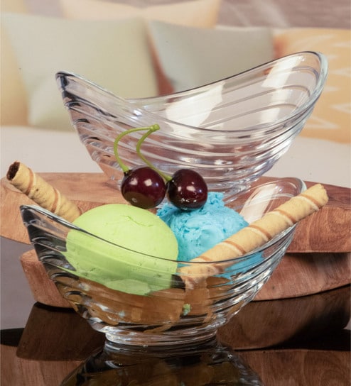 Pasabahce Glass Gondol Ice Cream Cup (Set of 4pcs.)