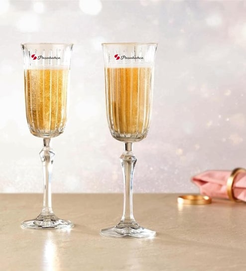 Pasabahce Joy Champagne Flute Stem Glass 175 Ml Set Of 4 (440300)