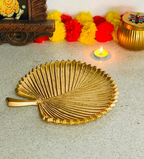 Patra Gold Metal Appetizer Platter