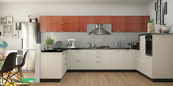 U Shaped Modular Kitchen Design Images 