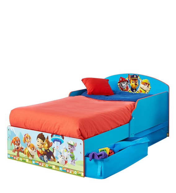 Buy Paw Patrol Toddler Bed with Storage by Cot & Candy Online - Kids ...