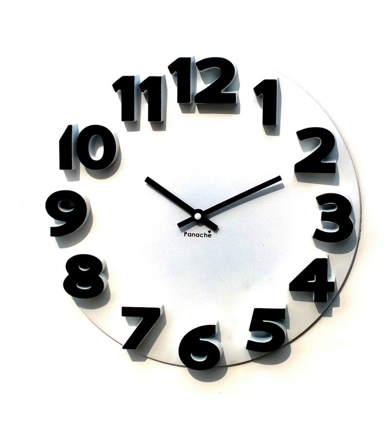 Buy 3D Wall Clock, From Panache Online Modern Wall Clocks Wall