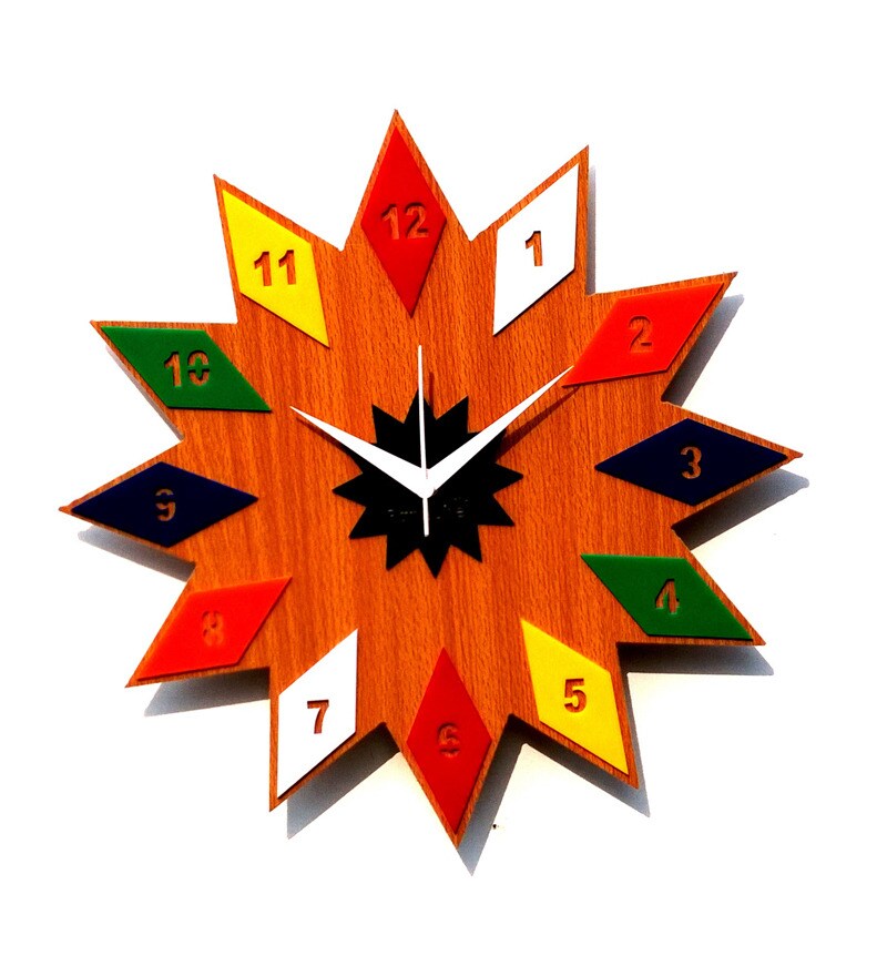 Buy Panache Sharp Edge Wall Clock Online Modern Wall Clocks Wall