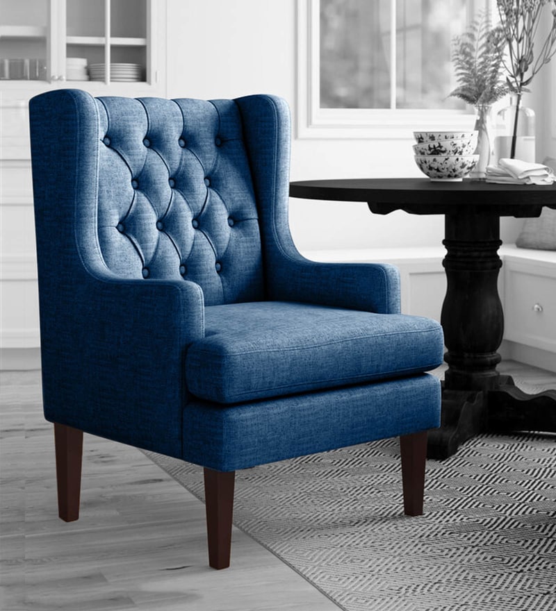 a wing chair