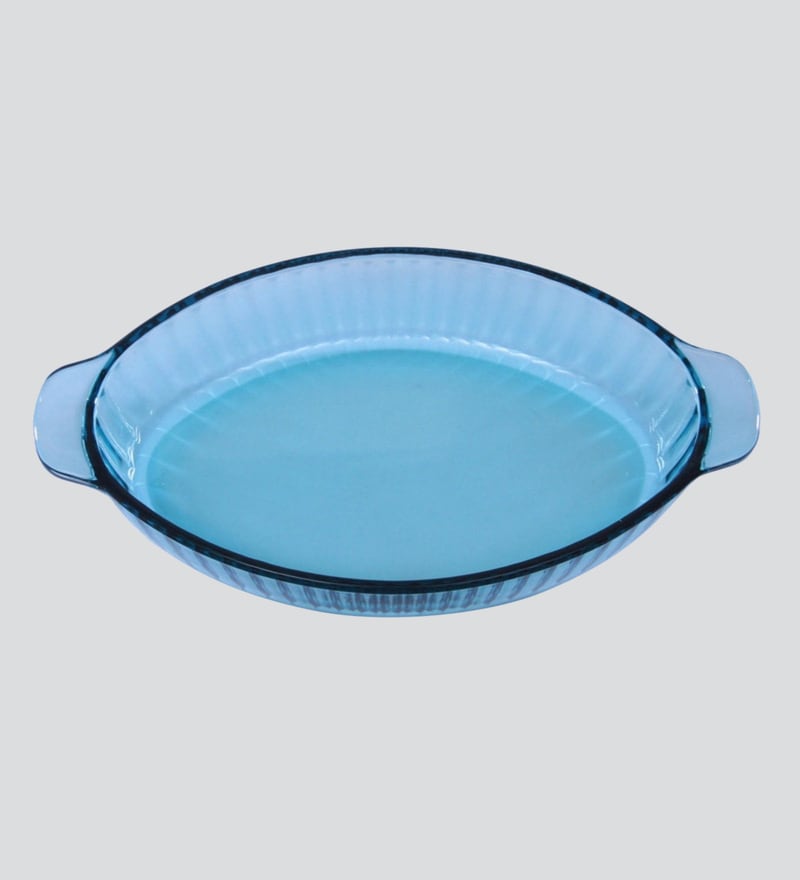Buy Easy Clean Glass GreenOval Baking Dish 730 ML By Pasabahce Online Baking Dishes Bakeware