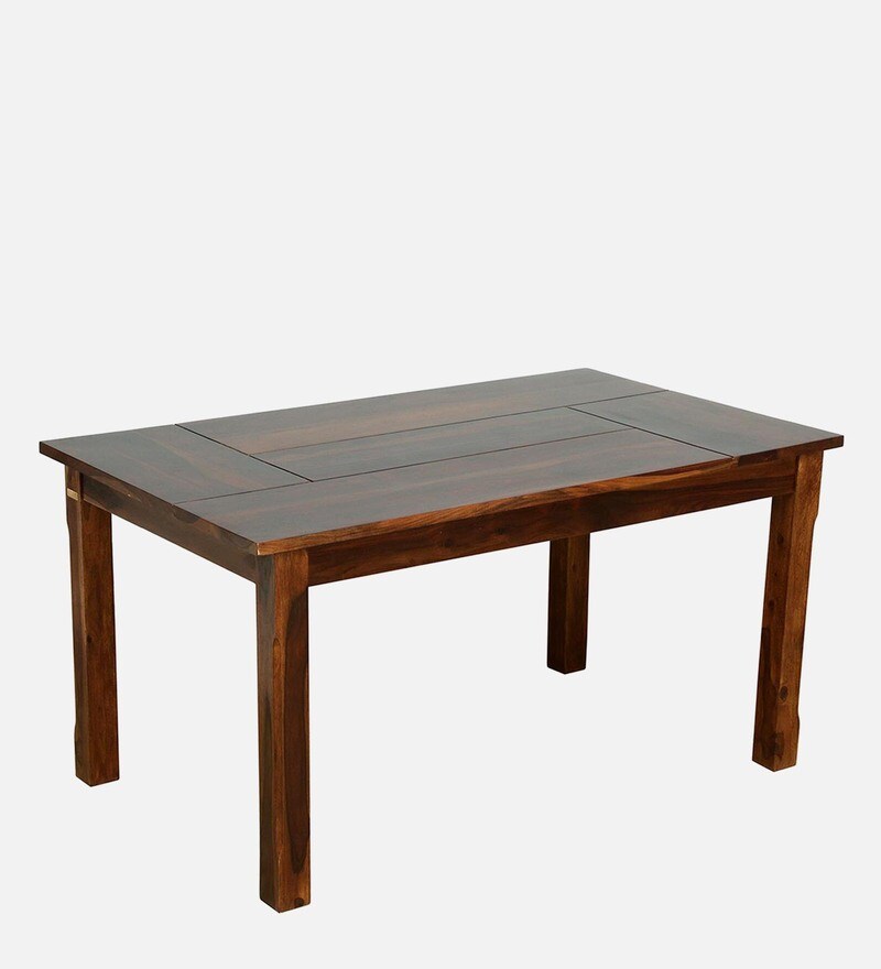 Buy Patron Sheesham Wood 6 Seater Dining Table In Provincial Teak