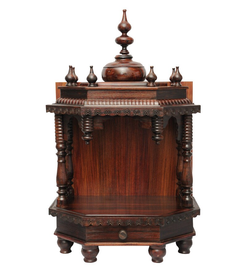 Buy Pavitra Mandir Brown Wooden Temple Online Temples Temples