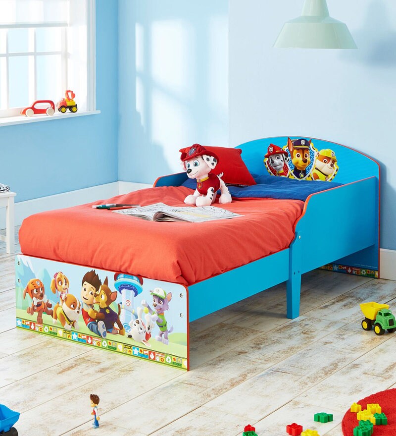 Buy Paw Patrol Toddler Bed by Cot & Candy Online Novelty Beds Kids