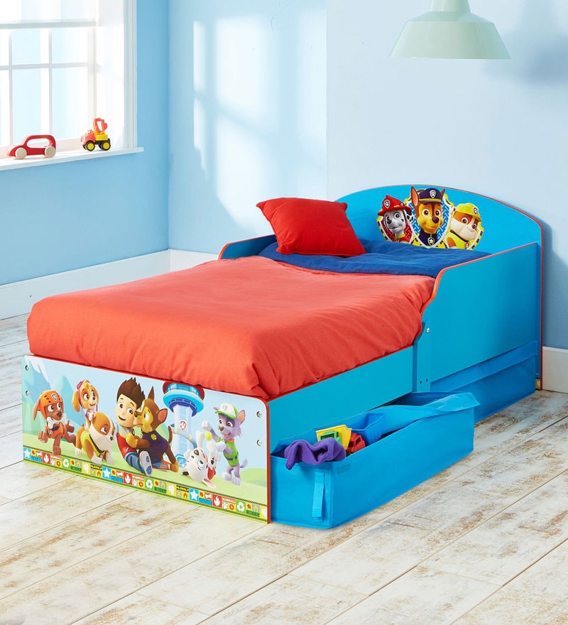 Buy Paw Patrol Toddler Bed With Storage By Cot Candy Online