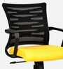 Pablo Breathable Mesh Ergonomic Chairs in Black & Yellow Colour