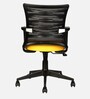 Pablo Breathable Mesh Ergonomic Chairs in Black & Yellow Colour