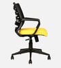 Pablo Breathable Mesh Ergonomic Chairs in Black & Yellow Colour