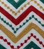Pack Of 1 Embroidered Chevron Throw Cushion Covers (18x18)
