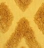 Pack Of 1 Sunny Yellow Tufted Throw Cushion Covers (18x18)