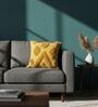 Pack Of 1 Sunny Yellow Tufted Throw Cushion Covers (18x18)