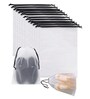 Pack Of 12 White Shoe Organizer Bag Covers