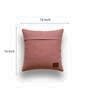 Pack of 2 Aubergeine / Powder Pink Abstract  Cotton Hand Crafted Cushion Covers