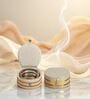 Pack Of 2 Cream Bangle and Ring Earring Round Mini Jewellery Organizer