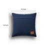 Pack of 2 Deep Blue Abstract  Cotton Hand Crafted Cushion Covers
