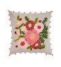 Pack of 2 Floral Cotton Hand Embroidered Cushion Cover 16x16 inches