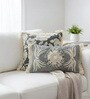 Pack of 2 Multicolor Abstract Cotton Hand Crafted Cushion Covers