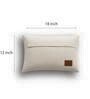 Pack of 2 Oatmeal Beige Abstract  Cotton Hand Crafted Cushion Covers