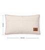 Pack of 2 Off White Pumpkin Cotton Hand Crafted Cushion Covers