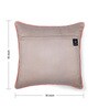 Pack of 2 Pink Floral Cotton Hand Crafted Cushion Covers