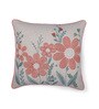 Pack of 2 Pink Floral Cotton Hand Crafted Cushion Covers