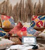 Pack of 2 Rust Velvet Fringed Velvet Cushion Cover 16x16 inches