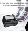 Pack Of 2 Black Shoe Nylon Organizer Bag Covers