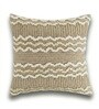 Pack of 2 Warm Taupe Abstract  Cotton Hand Crafted Cushion Covers