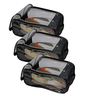 Pack Of 3 Black Shoe Nylon Organizer Bag Covers
