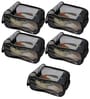 Pack Of 5 Black Shoe Nylon Organizer Bag Covers