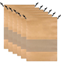 Pack Of 6 Brown Shoe Organizer Bag Covers
