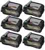 Pack Of 6 Black Shoe Nylon Organizer Bag Covers