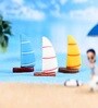Pack of 6 Yatch Ship Miniature Decor