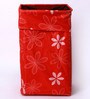 PackNBUY Square Canvas 62 L Red Laundry Basket