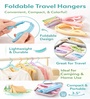 Compact Foldable Clothes Hangers Set of 4